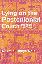 Lying on the postcolonial couch : the idea of difference